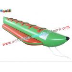 Custom 0.9MM PVC tarpaulin Inflatable Boat Toys single tube banana  for Lake or Sea for sale