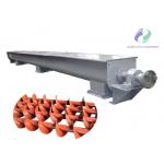 Steel Structure U Trough Screw Conveyor / Stable Concrete Screw Conveyor for sale