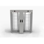 40W Mechanical Solenoid Lock Full Height Turnstile 30person/min