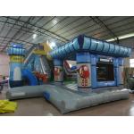 Waterproof Airplane Themed Inflatable Fun City For Children With CE EN14960 UL for sale