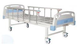 China Cheap ABS Manual Single-Crank Hospital Bed Nursing Care Bed Silent supplier