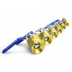 600Wog PN40 DN15-DN50 NPT Thread Brass Ball Valve for sale