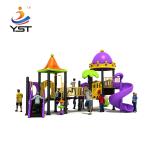 Preschool Galvanized Steel Kids Playground Slide PVC Coated for sale