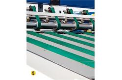 China Overall Paper Oil Coating UV Varnishing Machine Two Units 1200mm supplier