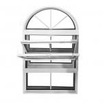 OEM Arched Double Aluminum Hung Window Fluorocarbon Coating