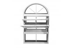 China OEM Arched Double Aluminum Hung Window Fluorocarbon Coating supplier