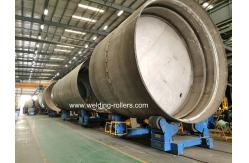 China 100 Ton Welding Pipe Rollers Selfing Aliging Heavy Duty With PU Wheels supplier