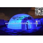Waterproof LED Inflatable Igloo Tent  , Lighting Inflatable Bar Tent
