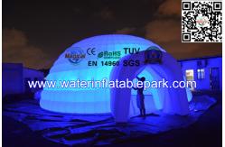China Waterproof LED Inflatable Igloo Tent  , Lighting Inflatable Bar Tent supplier
