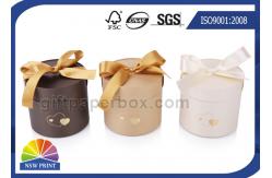China ISO Customized Cardboard Packaging Tubes Ribbon Bowknot Paper Can supplier
