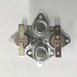250V 10A Automatic Reset KSD301 Bimetal Electric Thermostat PPS Case Stainless Steel Cap 24mm for sale