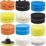 4in Car Foam Drill Polishing Pad Sponge Attachment 125g for sale