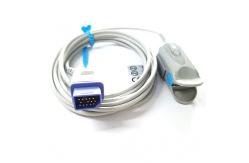 China Nihon Kohden Monitor Medical Spo2 Sensor 14pin  Purple Connector supplier
