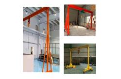 China Customized Span Electric Walking Mini Gantry Crane 4 Wheels A Frame Gantry Crane supplier