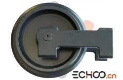 China Strongly Pressure Resistant Mini Excavator Front Idler With Steel Material supplier