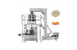 China Zipper Flat Bag PLC Control Rotary Pouch Packing Machine30Bags/Min supplier