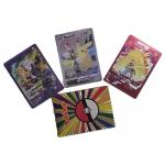 Hot Gold Foil English Version Pokemon Cards 55pcs with Customizable Rulebook Design