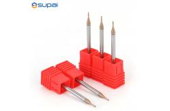 China 50mm Overall Length Short Flute Micro End Mills For Precision Machining supplier