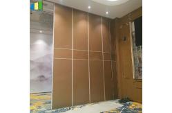 China Manual Ultrahigh Soundproof Sliding And Folding Partition Wall For Gymnasium supplier