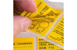 China Multi Layer Self Adhesive Label Cosmetic Description Label Waterproof Barcode Labels supplier