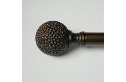 China 0.6m Single Bracket Nickel Extend Adjustable Curtain Rod supplier