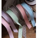 3D Embossed Polyester Ribbon Korean Style Floral Materials for Concave Convex Ribbon Bouquet Packaging for sale