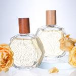 Customized  Glass Perfume Bottles with Stoppers Refillable Frosted Glass Spray Perfume Bottle Cap for sale