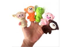 China EN71 ASTM Standard plush Cartoon Animal Finger Puppets supplier