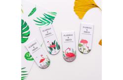 China Customized Mini Magnetic Page Clips Target Book Mark Flamingo For Book supplier
