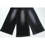 Black Black Cotton Polyester Rayon Spandex Denim Fabric For Jeans for sale