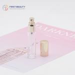 Reusable Glass Perfume Tester Bottle with Screw Push Sprayer for sale