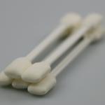 Double Rectangle Foam Head White PP Handle for Printer and Plotter Cleaning Swabs for sale