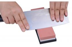China Double Sided Water Stone Knife Sharpener 600 / 1000 Grit Coarse And Fine Tool supplier