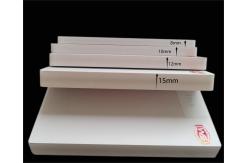 China Rigid Full Density White 3mm 4x8ft Celuka PVC Foam Board Forex Sheet supplier