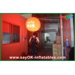 Orange Large Walking Backpack Ball Inflatable Decorations With Janpanese Logo for sale