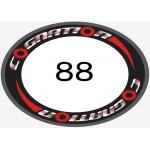 OEM Road Bike Wheel Stickers / Specialized Bike Decals Corrosion Resistance for sale