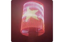 China T20 Advertising Display LED Mesh Screen Flexible Transparent for Outdoor Building supplier