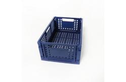 China Reusable Odorless Stackable Plastic Boxes , Waterproof Small Plastic Storage Baskets supplier