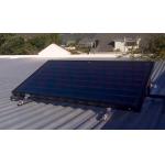 Flat Panel​ Blue Titanium Absorber Solar Water Heater , Split Flat Plate Solar Collector for sale