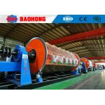 Red Rigid Frame Stranding Machine Of Power Cable Taping Head for sale