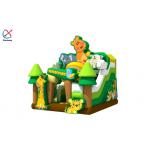 Customized Inflatable Bouncer Castle With Slide Safari Park Bouncy House