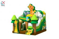 China Customized Inflatable Bouncer Castle With Slide Safari Park Bouncy House supplier