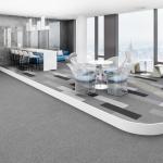 Muiti-Level Ioop Nylon Fiber Carpet Simple And Modern Design for sale