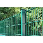 Security Double Wire Fencing Or Twin Wire Mesh Fence Use Round Post for sale