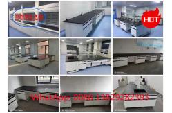 China Chemical Resistant Laminate Lab Workbench with  Cabinets for Enhanced Safety supplier