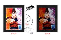 China CMYK  Lighting Box 0.6mm PET 3D Lenticular Led Poster supplier