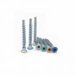 Countersunk Head Hexagonal Self Tapping Roller Thread Of Furniture Screws Galvanizing for sale