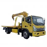 China Factory Customized Foton Road Rescue Recovery Truck Flatbed Body Tow Wrecker Truck With Mounted Crane Tow Wrecker Truck for sale
