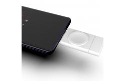 China 15g Ultra Light Watch Wireless Charger Double-side And Dual-purpose Plug supplier