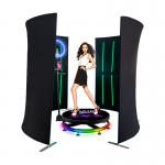 Metal/Glass 360 Photo Booth Internal Storage With User Friendly Software for sale